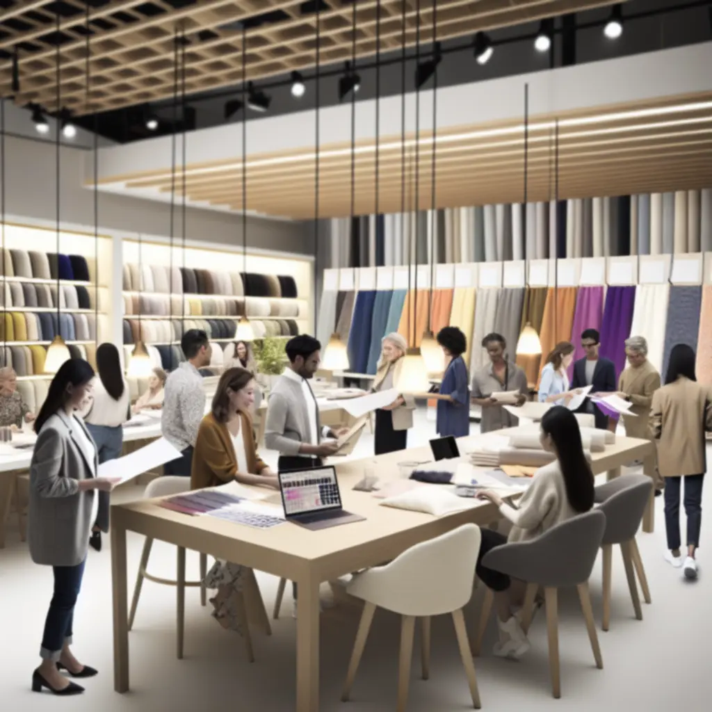 Zespół projektantów PillowDay podczas pracy nad nową kolekcją