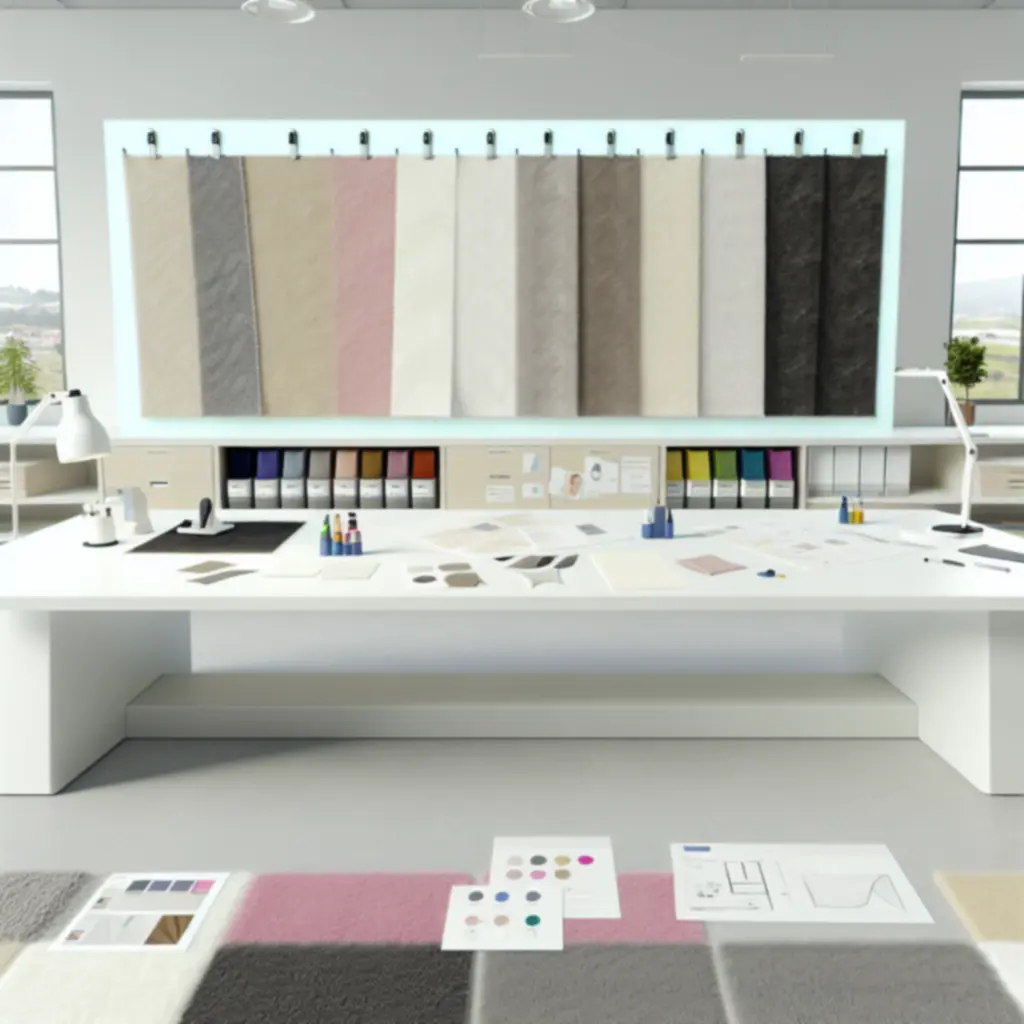 Próbki tkanin i prototypy produktów PillowDay